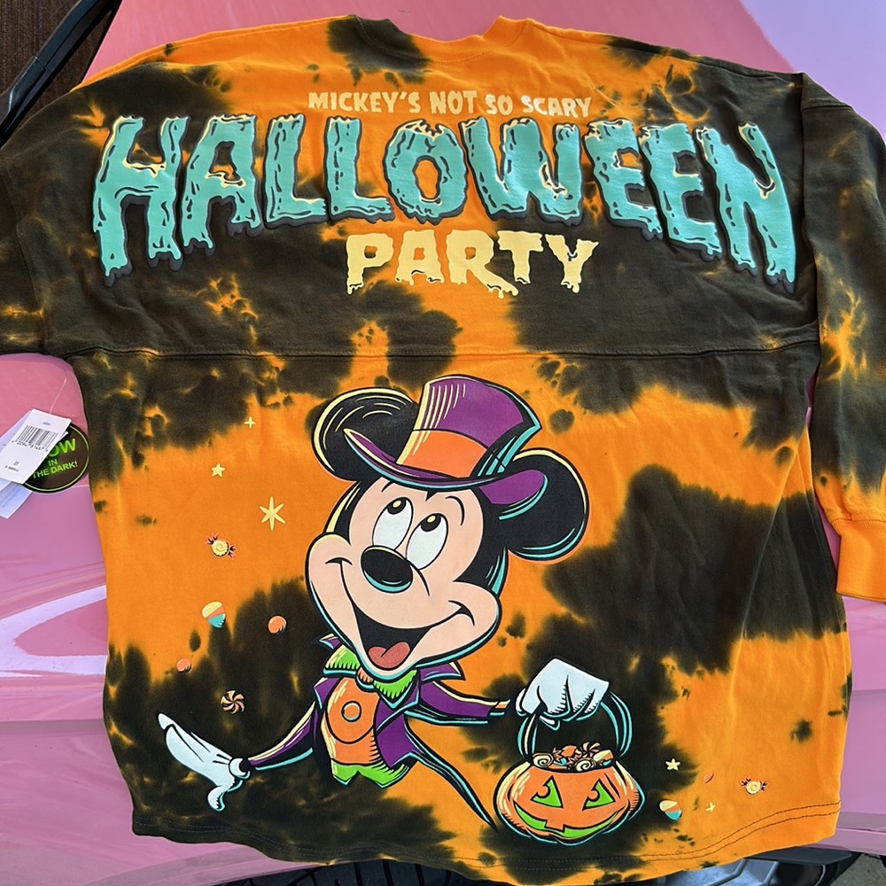 Disney WDW Mickey’s 2022 Not So Scary Halloween Party Spirit Jersey XS MNSSHP